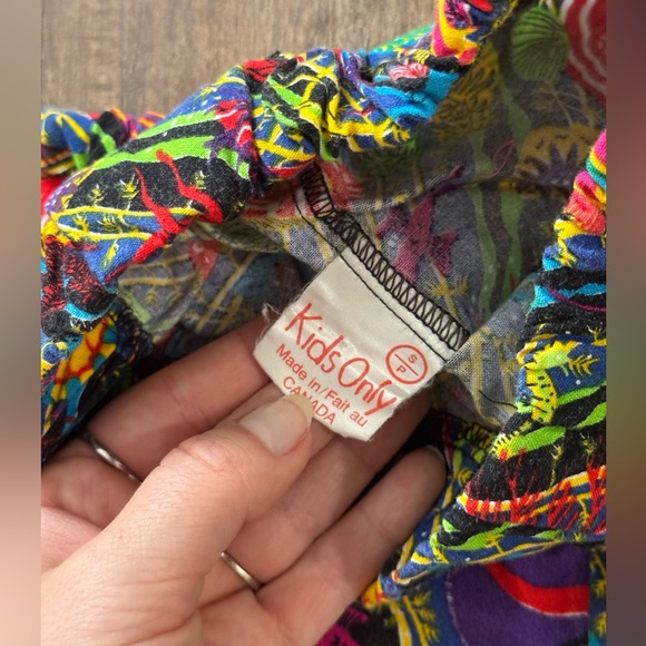 Funky 90’s Kids Only printed zipper pants - Picture 3 of 3